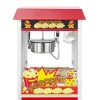 Machine à Pop-Corn Professionnelle - 560x420x(H)770 mm - Hendi - Rouge - l56- L0.1- P42- h76- Aluminium