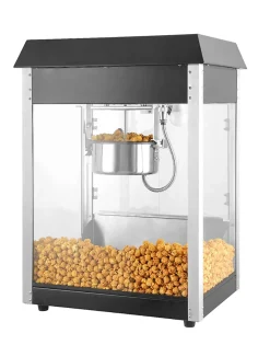 Machine à Pop-Corn Professionnelle - 560x420x(H)770 mm - Hendi - Noir - l56- L0.1- P42- h76- Aluminium