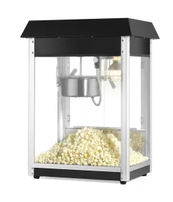 Machine à Pop-Corn Professionnelle - 560x420x(H)770 mm - Hendi - Noir - l56- L0.1- P42- h76- Aluminium
