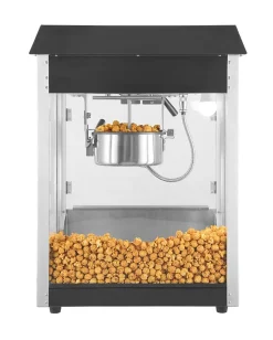 Machine à Pop-Corn Professionnelle - 560x420x(H)770 mm - Hendi - Noir - l56- L0.1- P42- h76- Aluminium