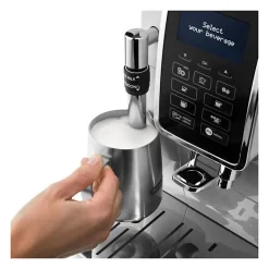 Machine a café automatique DELONGHI Dinamica ECAM 350.35 W - Blanc - Avec buse vapeur Cappuccino - 15 bar