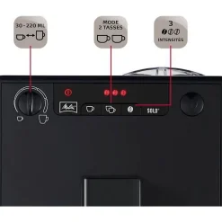 Machine a Café broyeur a Grain MELITTA Solo - Pure Black
