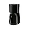 Machine a Cafe - Cafetiere Electrique filtre MELITTA - Enjoy II Therm Noir 1017-06 - 1000W - AromaSelector - Systeme anti-gouttes