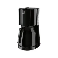 Machine a Cafe - Cafetiere Electrique filtre MELITTA - Enjoy II Therm Noir 1017-06 - 1000W - AromaSelector - Systeme anti-gouttes