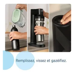 Machine a eau pétillante BRITA sodaTRIO - noire