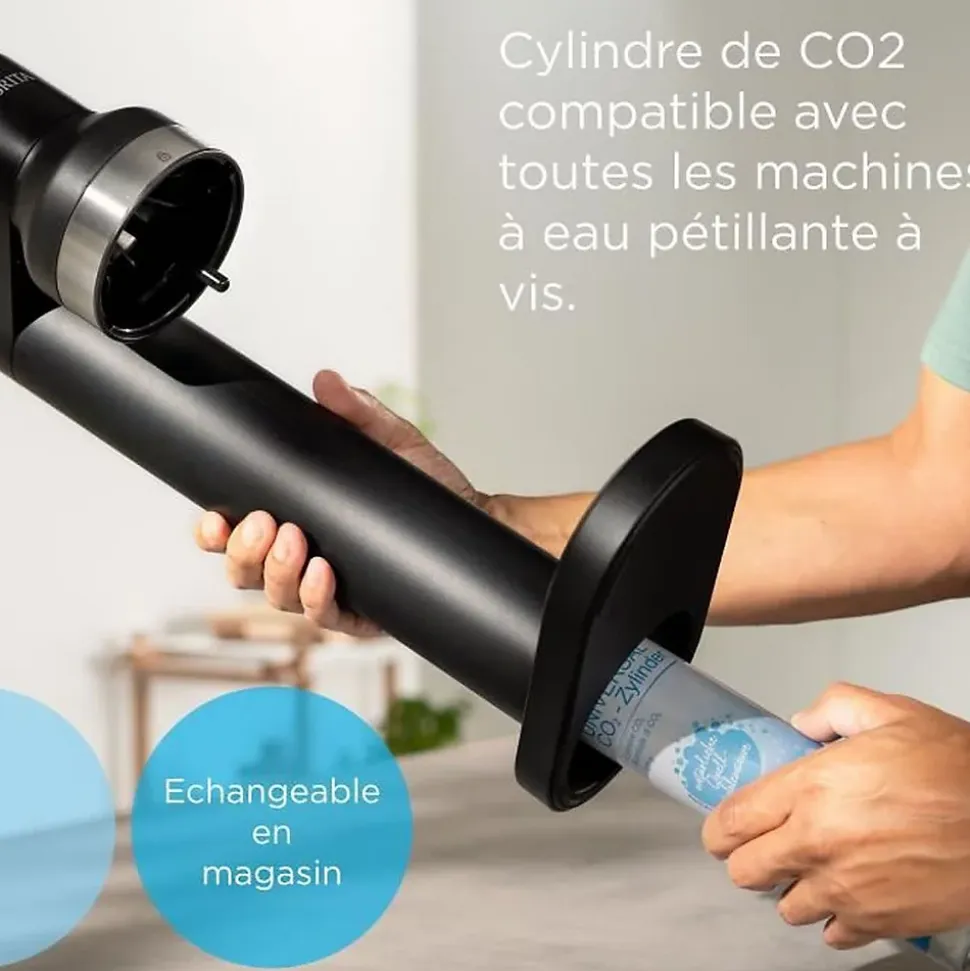 Machine a eau pétillante BRITA sodaTRIO - noire