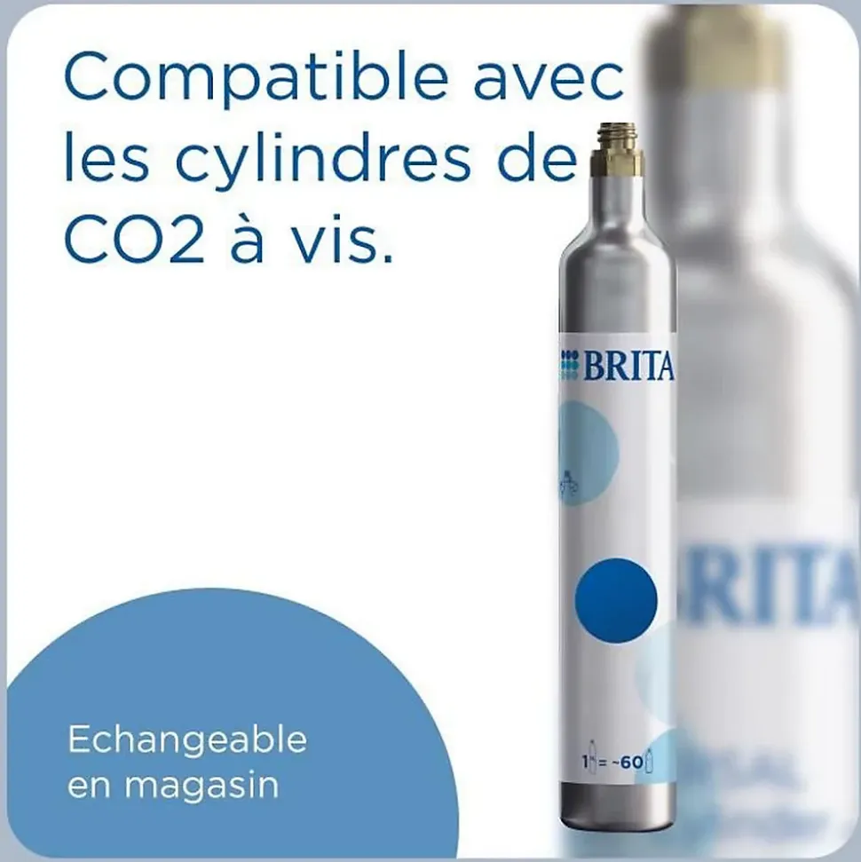 Machine a eau pétillante BRITA sodaTRIO - noire