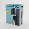Machine a eau pétillante SODASTREAM - DUO Noire - 2 carafes en verre 1L - 1 recharge de gaz 60L