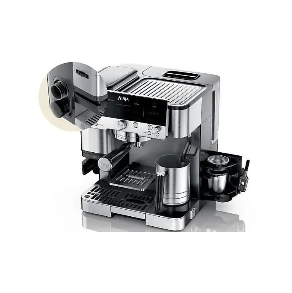 Machine a expresso - NINJA - ES501EU Luxe Essential - 2 L - Ecran digital - Noir / Inox