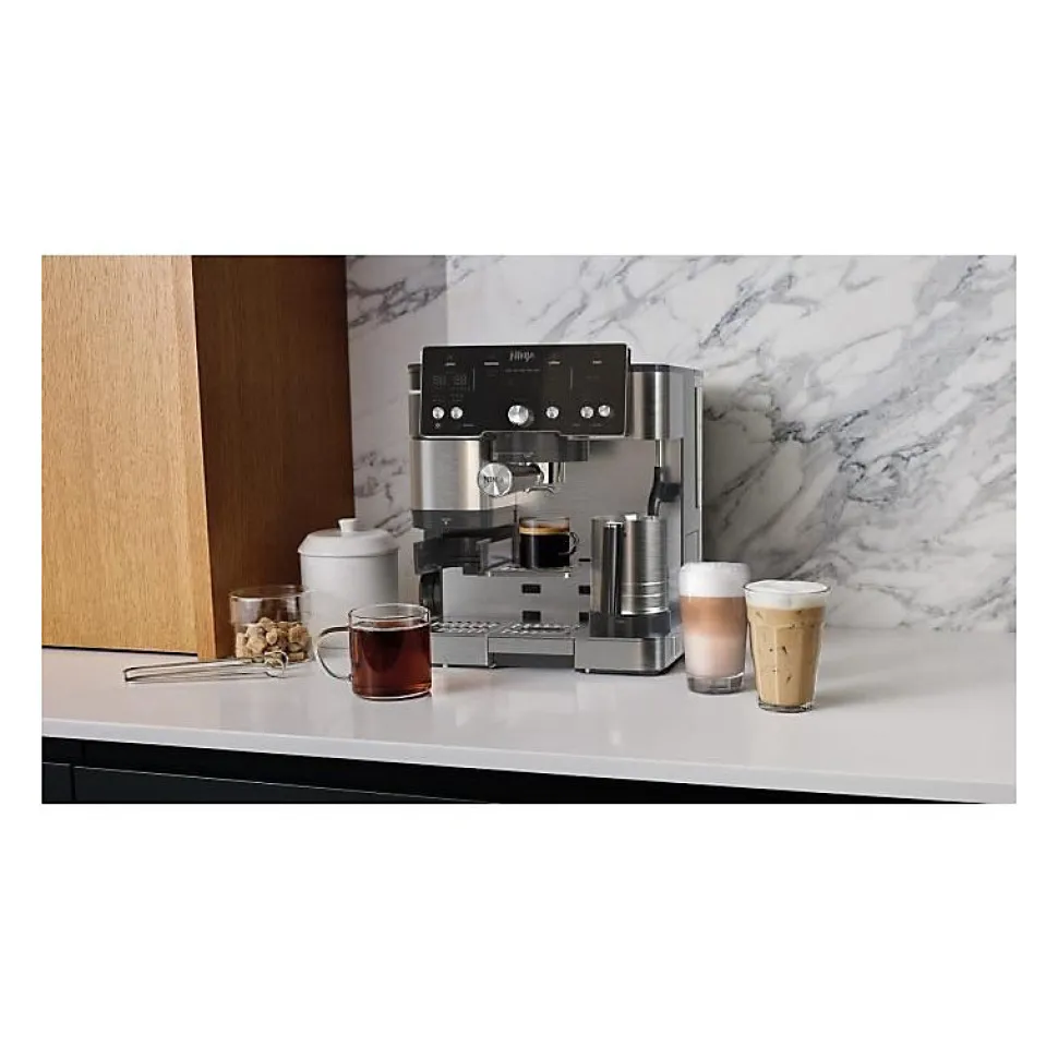 Machine a expresso - NINJA - ES501EU Luxe Essential - 2 L - Ecran digital - Noir / Inox