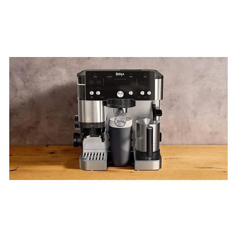 Machine a expresso - NINJA - ES501EU Luxe Essential - 2 L - Ecran digital - Noir / Inox