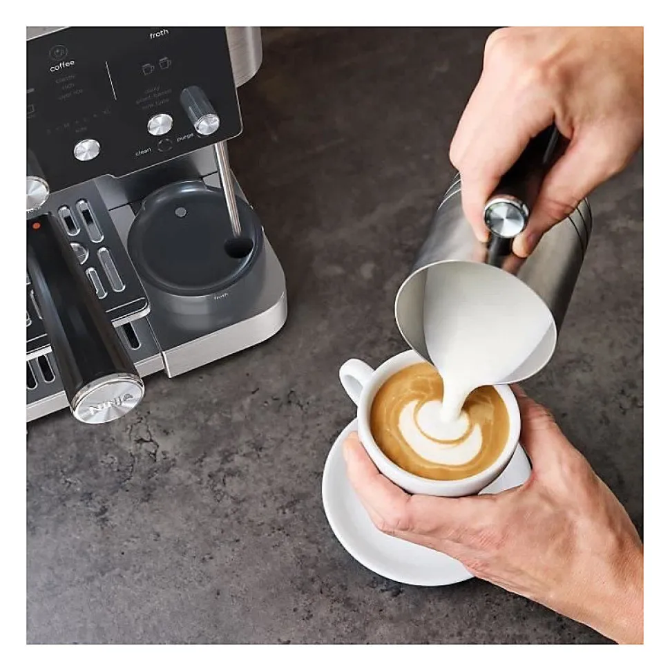 Machine a expresso - NINJA - ES501EU Luxe Essential - 2 L - Ecran digital - Noir / Inox