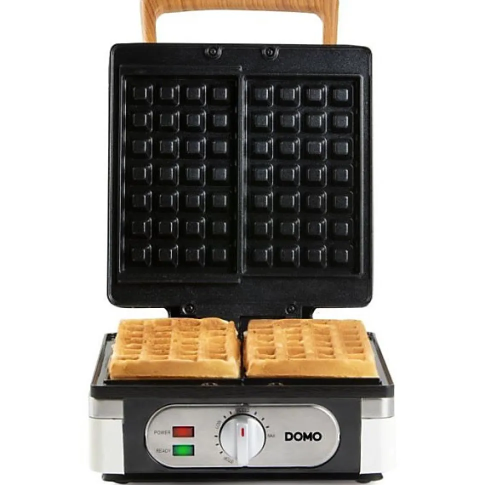 Machine a Gaufre - Gaufrier Electrique - DOMO - DO9274W - 1400 W - 2 gaufres XL - Blanc