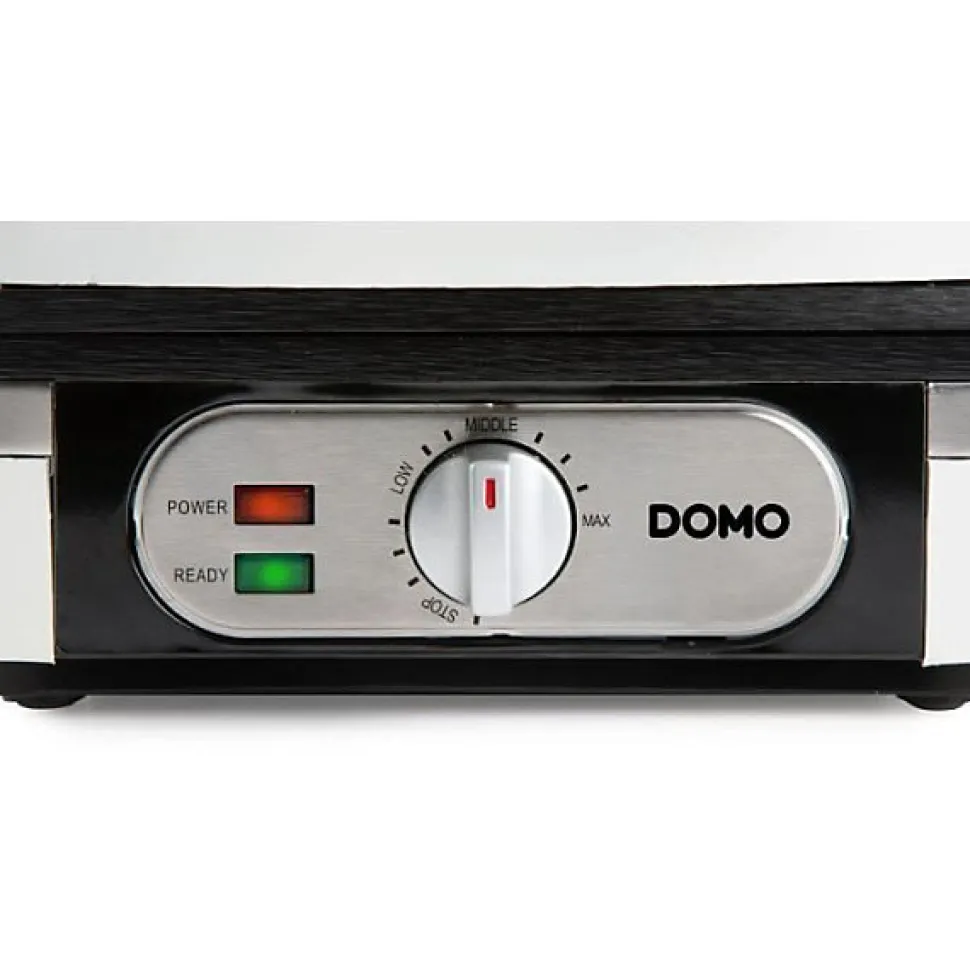 Machine a Gaufre - Gaufrier Electrique - DOMO - DO9274W - 1400 W - 2 gaufres XL - Blanc