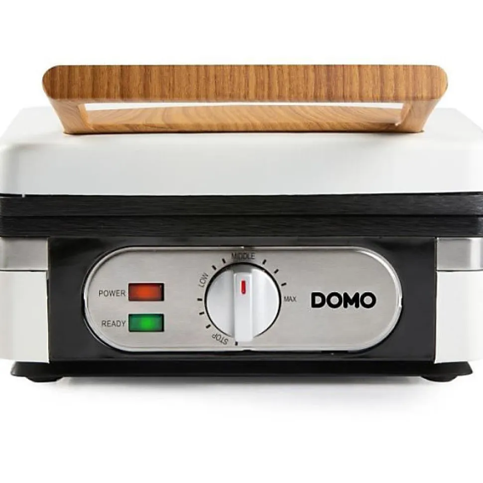 Machine a Gaufre - Gaufrier Electrique - DOMO - DO9274W - 1400 W - 2 gaufres XL - Blanc