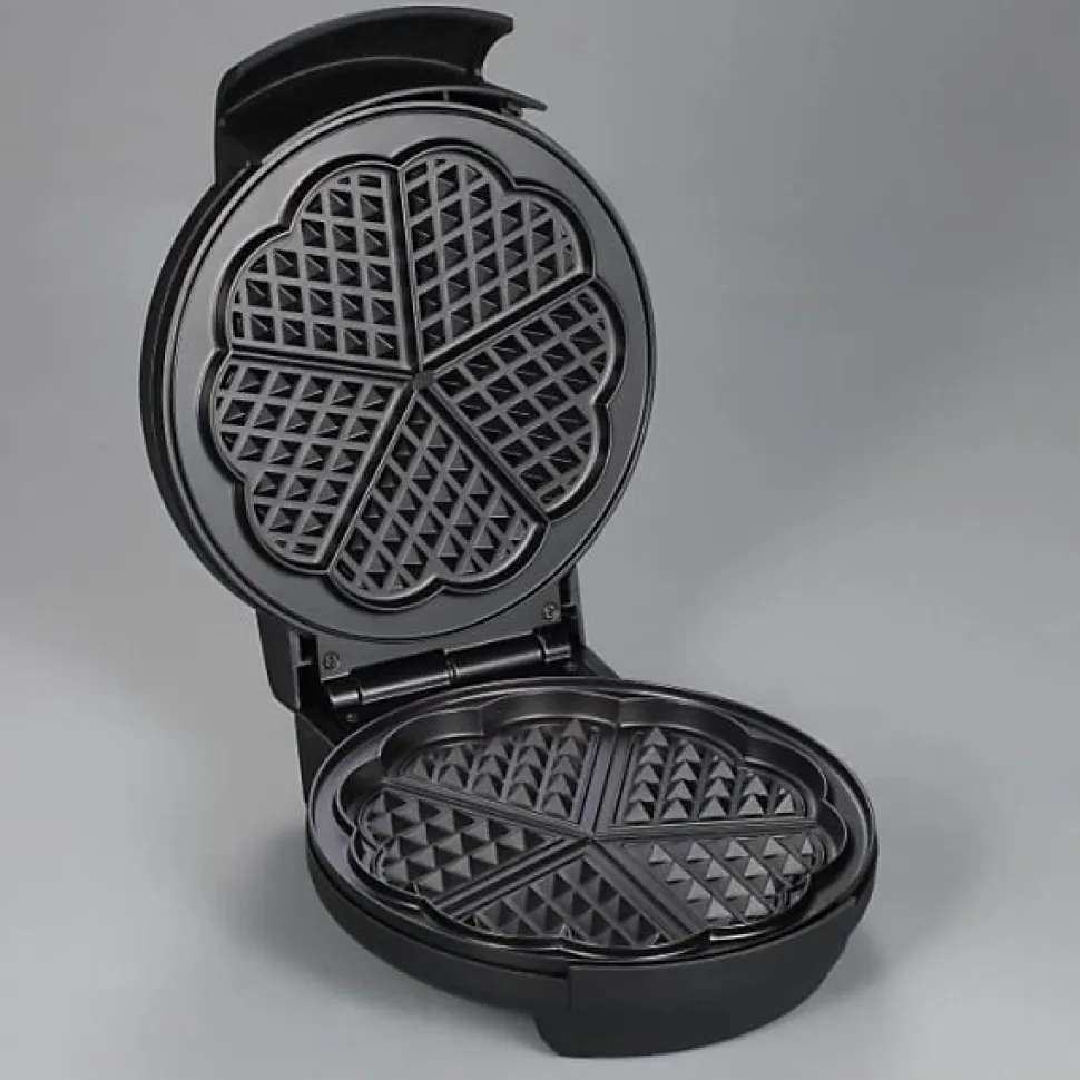 Machine a Gaufre - Gaufrier Electrique SEVERIN - WA2103 - Plaques forme coeur - Revetement anti-adhésif - 1300w