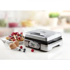 Machine a Gaufre - Gaufrier Electrique électrique - DOMO DO9149W - Plaques de cuisson épaisses - Revetement antiadhésif