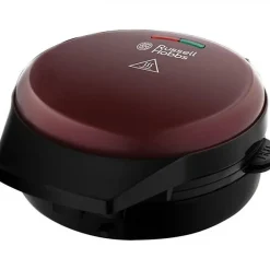 Machine a Gaufre - Gaufrier Electrique 3 en 1 RUSSELL HOBBS - 24620-56 - 3 plaques interchangeables - Donuts et Cupcake - 900W