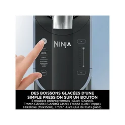 Machine a Glace - Sorbetiere Machine a boissons glacées et granitées NINJA - Slushi FS301EU - Capacité 2,5L - 5 programmes - 800W