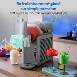 Machine a Glace - Sorbetiere Machine a boissons glacées et granitées MEDION - MD12090 - Capacité 2,6L - 5 programmes - 200W