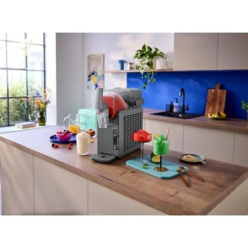 Machine a Glace - Sorbetiere Machine a boissons glacées et granitées MEDION - MD12090 - Capacité 2,6L - 5 programmes - 200W