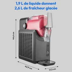 Machine a Glace - Sorbetiere Machine a boissons glacées et granitées MEDION - MD12090 - Capacité 2,6L - 5 programmes - 200W