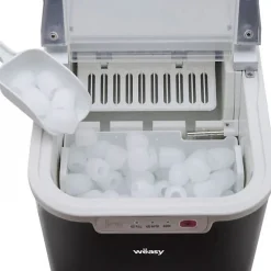 Machine a Glaçon WEASY - KW12 - Jusqu'a 12 kg de glaçons par jour - 7 a 12 minutes de production - Noir