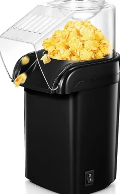 Machine a Pop corn à Air Chaud 1200W noir