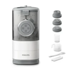 Machine a Pâtes PHILIPS - HR2345/19 - Capacité 450g pâtes en 18min - 4 disques de pâtes - 150W