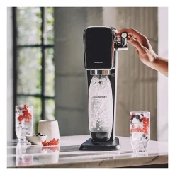 Machine a soda - SODASTREAM ART - Noire - bouteille et cylindre de gazéification inclus