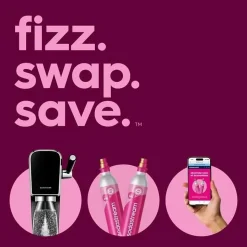 Machine a soda - SODASTREAM ART - Noire - bouteille et cylindre de gazéification inclus