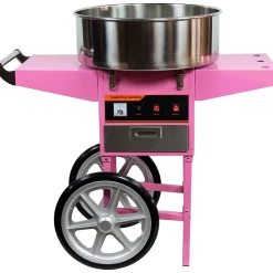 Machine barbe à papa professionnelle avec chariot - GT CATERING