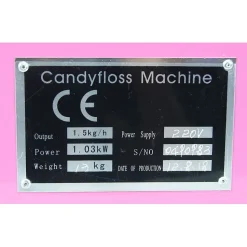 Machine barbe à papa professionnelle, cuve 72 cm - GT CATERING