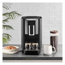 Machine Expresso broyeur - CONTINENTAL EDISON - CECFAUTOB - 19 Bar - 1450 W - Noir