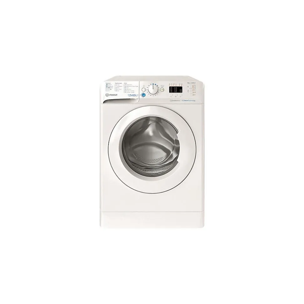 MAL posable, Front, INNEX STEAM, Blanc, 10 KG, 1400 trs, Classe énergie INDESIT