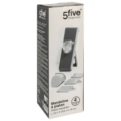 Mandoline multi découpe à poussoir - Gris- 5five