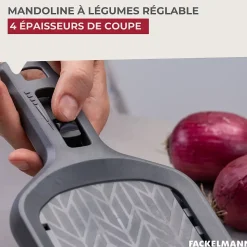 Mandoline réglable 4 hauteurs Fackelmann
