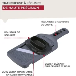 Mandoline réglable 4 hauteurs Fackelmann