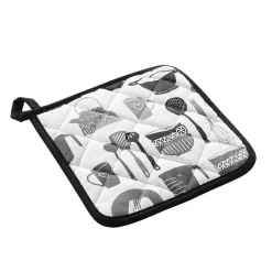 Manique de Cuisine avec Silicone "Kitchen" 19cm Noir