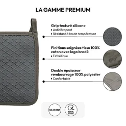 Manique en silicone Gris - 5Five