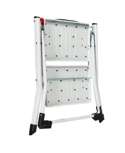 Marchepied 2 marches pliant noir et blanc