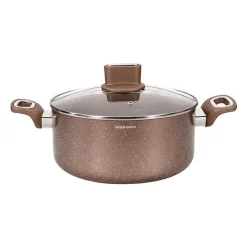 Marmite - ARTHUR MARTIN - AM5531 - 28 cm avec couvercle en verre - Aluminium - Tous feux dont induction