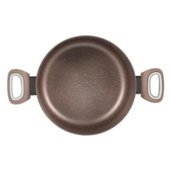 Marmite - ARTHUR MARTIN - AM5531 - 28 cm avec couvercle en verre - Aluminium - Tous feux dont induction