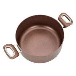 Marmite - ARTHUR MARTIN - AM5531 - 28 cm avec couvercle en verre - Aluminium - Tous feux dont induction