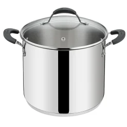 Marmite Tempra avec son couvercle 24 cm en acier inoxydable