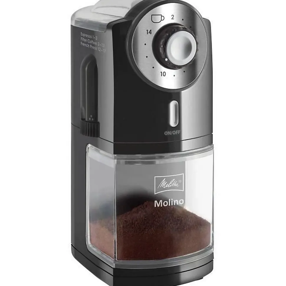 MELITTA 1019-02 Moulin a café électrique Molino - Noir