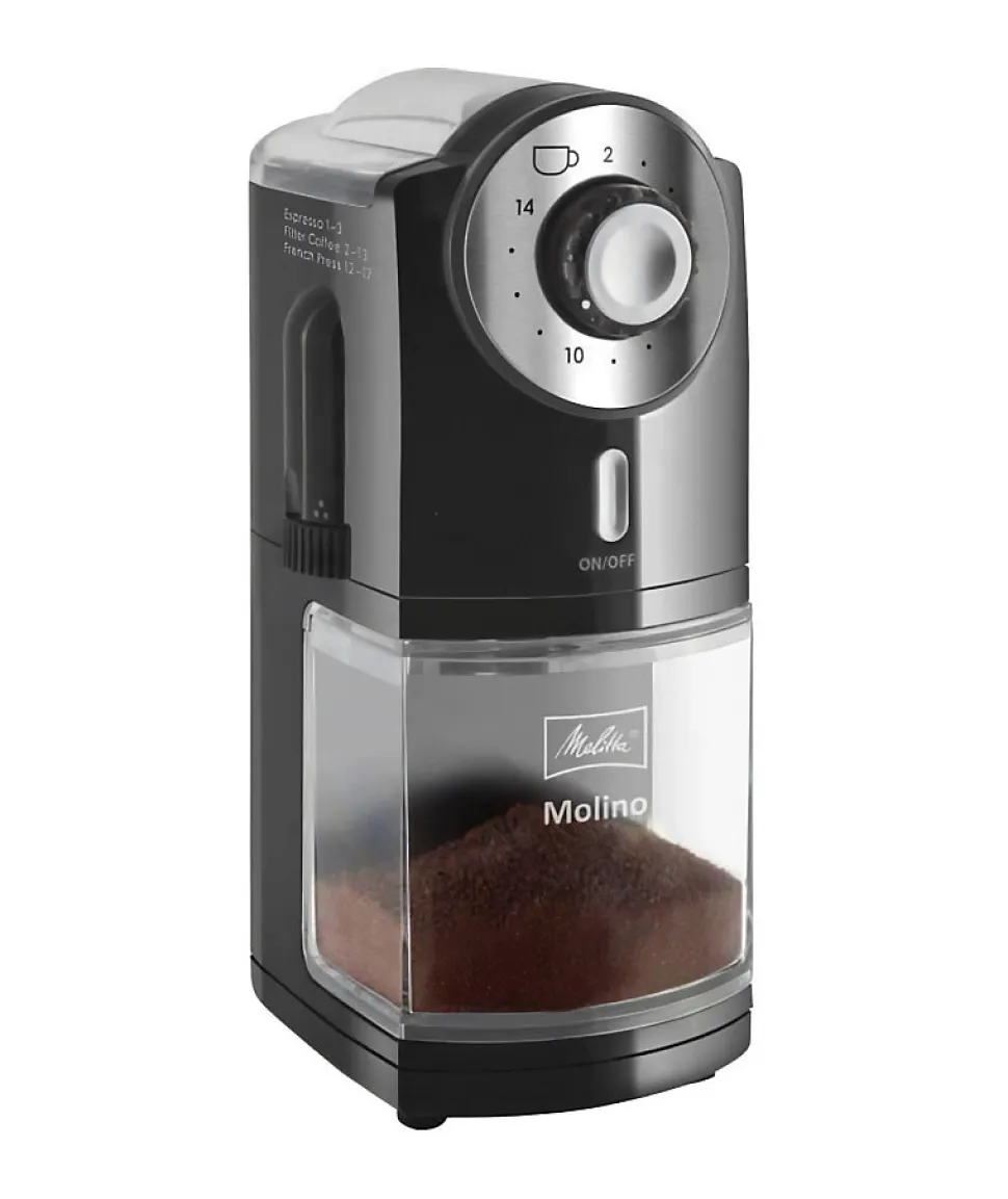 MELITTA 1019-02 Moulin a café électrique Molino - Noir