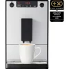 MELITTA E950-666 - Cafetiere automatique Solo Pure Argent - 1400W - 3 reglages dintensite - Reservoir a grains 125g