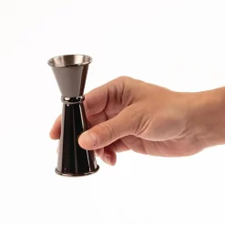 Mesure de Bar Conique Gris Titane Professionnelle - 25 / 50 ml - Olympia