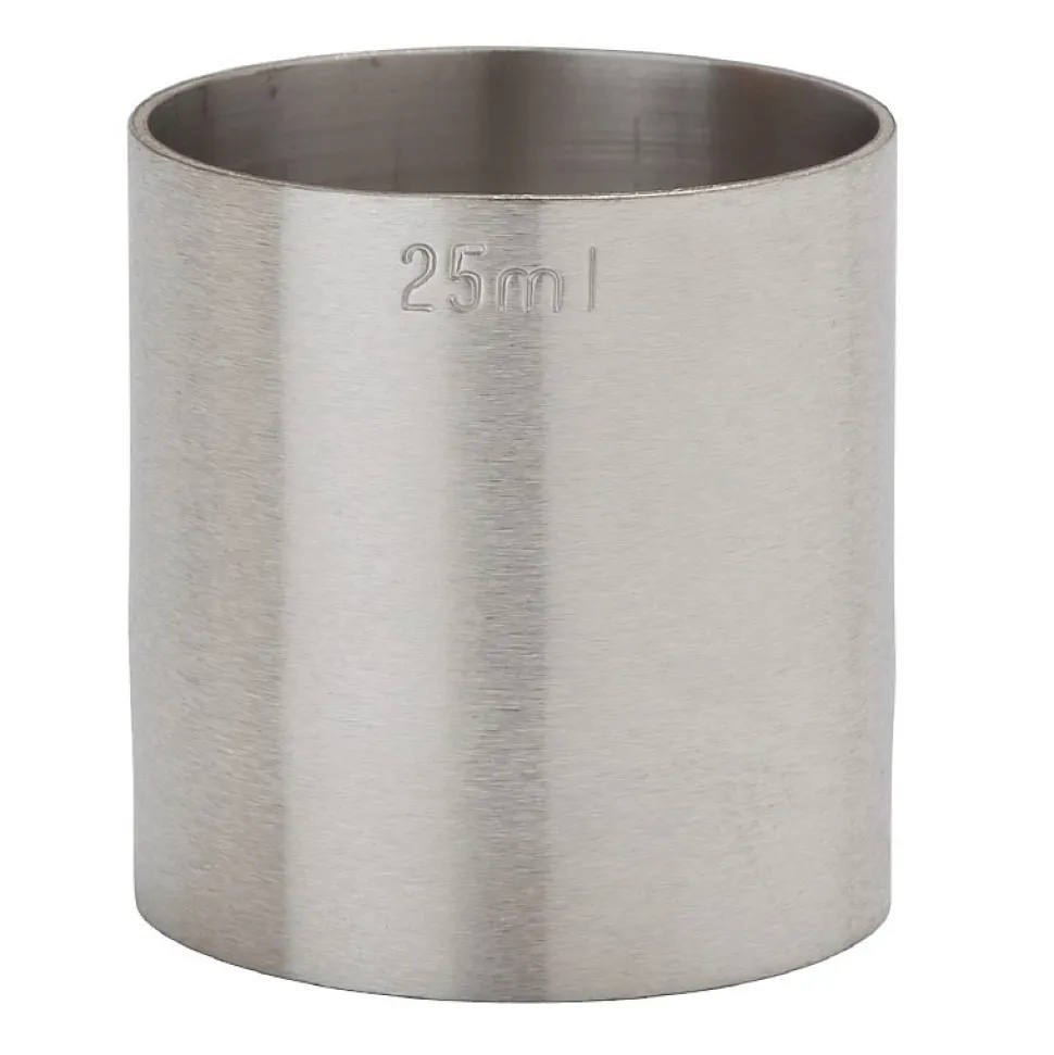 Mesure de bar en inox professionnelle estampillée CE 25 ml - Beaumont